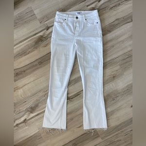 WORN ONCE - PAIGE WHITE DENIM